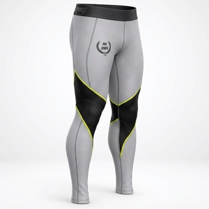 Collants de compression athlétiques pour hommes personnalisés, tissu respirant et léger, construction extensible, ajustement confortable, évacuation de l'humidité - Product Image 4