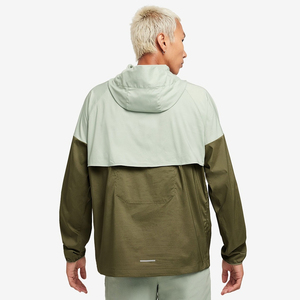 <b>Men's</b> Hooded Windbreaker <b>Jacket</b> Waterproof Windproof Quick Dry Breathable High Street Style Winter Outdoor 100% Polyester - Product Image 3