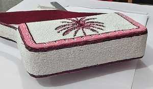 Bolso de Hombro Moderno 2026, Nuevo, de Lujo, Hecho a Mano con Cuentas Blancas y Rojas, Diseño Elegante, Mini Bolso con Cierre para Mujeres y Niñas - Product Image 4