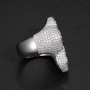 Hip Hop Moissanite <b>Ring</b> <b>Iced</b> Out Moissanite <b>Ring</b> Moissanite <b>Ring</b> for Men Moisaanite Diamond <b>Ring</b> Silver Moissanite <b>Ring</b> - Product Image 2