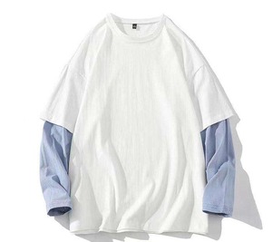 Camiseta con Estampado Personalizado para Niños, Talla Grande, Doble Capa, Sin Costuras, con Estampado Puff, Moda Urbana - Product Image 2