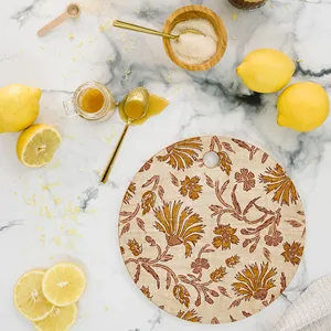 Tabla de Cortar de Madera Ecológica y Duradera, Apta para Lavavajillas, Diseño para el Hogar, Hotel y Cocina, para Cortar Frutas, Verduras y Queso - Product Image 1