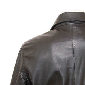 Chaqueta de Cuero para Hombre, Estilo Moderno, para Otoño/Invierno, Casual, de Color Sólido, Impermeable y Transpirable - Product Image 6