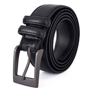 Nuevo cinturón de cuero personalizado para hombre con hebilla sólida, cinturones de cuero suave con hebilla para hombre - Product Image 1