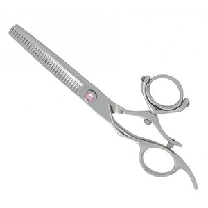 <b>Barber</b> Tools Silver Color Professional Hair Thinning Scissors Sharp <b>Blade</b> Tip Stainless Steel Salon Hairdressing Shears - Product Image 1