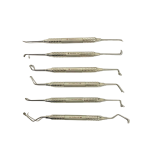 Juego de Instrumentos Dentales de Alta Calidad: Elevadores y Curetas para Levantamiento de Senos, Cirugía de Senos en Implantes Dentales, Limpieza y Obturación Dental - Product Image 1