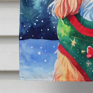 Bandera de Casa de Navidad de poliéster Multicolor grande, cartel de patio decorativo inglés, arte, manga de porche, poste, letreros de césped - Product Image 4