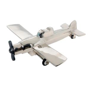 Modèle d'avion <span class=keywords><strong>en</strong></span> métal de haute qualité, <span class=keywords><strong>objet</strong></span> de collection, avec hélice <span class=keywords><strong>nickel</strong></span>ée, pour présentation sur table, souvenir, cadeau - Product Image 3