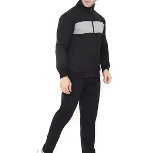 Conjuntos de chándales de algodón para hombre, sudaderas con capucha personalizadas, venta al por mayor, chándal liso informal para correr, chándal suave cálido, bordado de Fitness - Product Image 3