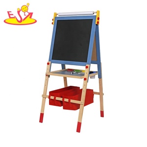热销双面木制儿童艺术画架-多合一可调式绘图板，带纸卷和存储W12B275 - Product Image 5