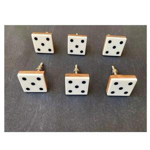 Perillas de resina para cómodas, hechas a mano, fundidas, cuadradas, en blanco y negro, con otros diseños, modernas, para dormitorios, hoteles, uso doméstico, gabinetes, baños, bares en casa - Product Image 3