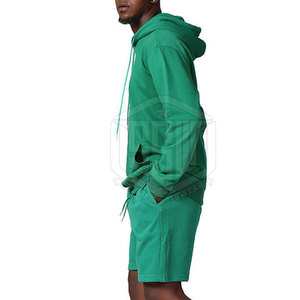 Hoodie Short <b>Sets</b> Quick Dry Casual Style for Casual USe Plus Size Solid Color Hoodie Shorts <b>Sets</b> For Adults - Product Image 4