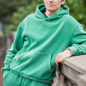 Sweat-shirt à capuche en coton délavé de qualité supérieure, personnalisable, pour impression de logo - Product Image 3