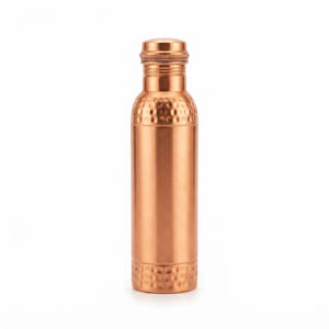 Botella de Agua de Cobre Puro Premium al por Mayor |   Botella de cobre ayurvédica hecha a mano para beber |   Fabricante de Botellas Metálicas Reutilizables - Product Image 1