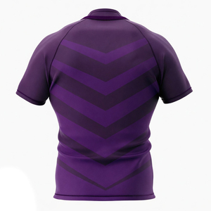Camiseta de Rugby para Hombre, Manga Corta, Transpirable, Deportiva, de Alto Impacto, para Entrenamiento Deportivo, Juego en Equipo, al Aire Libre - Product Image 4
