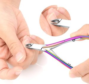Outils de manucure professionnels en acier inoxydable, coupe-ongles incurvé pour les doigts, pince à cuticules - Product Image 6