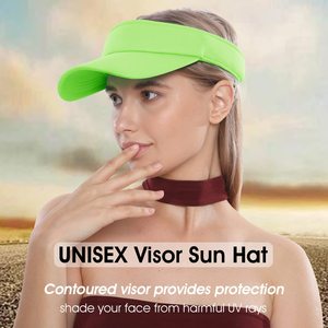 Visera Personalizada Unisex, Gorra Deportiva Ajustable con Protección UV, Ligera, para Correr, Golf, Tenis, OEM - Product Image 6