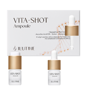 Ampoule liquide éclaircissante avec vitamine C stabilisée pour un éclat du visage, une peau éclatante et non grasse pour hommes et femmes, approvisionnement de 2 semaines - Product Image 1