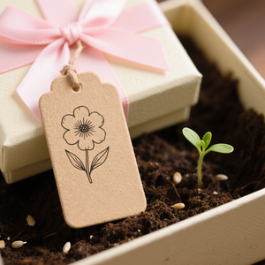 Personalisierte Wildblumen-Samenpapier Garten-Einladungskarte Eigenmarke für Hochzeit - Product Image 4