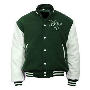 2026 Hot Selling Mens Casual Varsity Jacket Polyester Cotton Material Washed Finish Spring Fashion OEM Service Premium Quality - Product Image 5