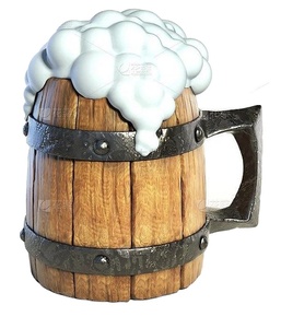 Taza de madera de diseño moderno de calidad superior de Falak World Export, Taza de cerámica personalizada para té, café, vino, cerveza - Product Image 1