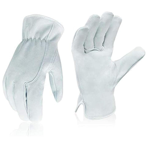 Keystone Thumb Driving Gloves Abrasion Resistant Anti Cut Leather Driver Gloves Durable Construction <b>Builders</b> Safety Work Gloves - Product Image 1