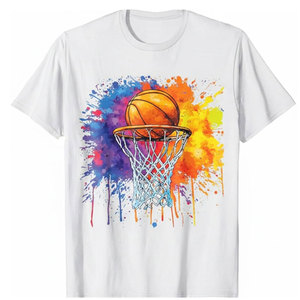 Camiseta de Baloncesto de Manga Corta, Tejido Deportivo que Absorbe la Humedad, Perfecta para un Estilo de Vida Activo y Uso en Equipo - Product Image 1