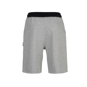 2026 Men's Gray Cotton Bermuda Shorts With Drawstring Waist Casual Breathable Knitted Sport Style Mid Rise Shorts For Sale - Product Image 3