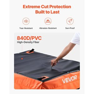 Heavy Duty Waterproof 840D PVC Truck <b>Bed</b> Cargo <b>Bag</b> 51.18 X 40.16 X 21.85 (26 Cu. Ft) 51.18 X 40.16 X 21.85 (26 Cu. Ft) Truck <b>Bed</b> - Product Image 5