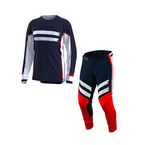 Combinaisons de motocross OEM en gros, ensemble maillot et pantalon de course MX pour usage professionnel - Product Image 1