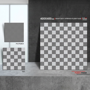 Rectified Interlocking Digital Porcelain Glazed Rustic <b>Matt</b> 16x16 Ceramic <b>Floor</b> Parking Tiles 400x400 40x40 Competitively Priced - Product Image 3