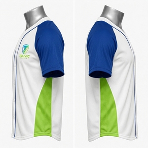 เสื้อเบสบอลพรีเมียม ชุดกีฬาทีม ผ้าโพลีเอสเตอร์ระบายอากาศ ซับเหงื่อ แห้งเร็ว ทรงพอดีตัว - Product Image 5