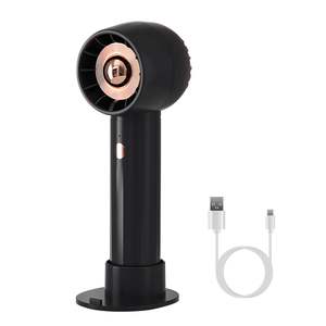Portable Rechargeable Personal <b>Fan</b> with 3 Speeds <b>Quiet</b> <b>Desk</b> Phone Holder and Removable Base Handheld Pocket <b>Fan</b> - Product Image 1