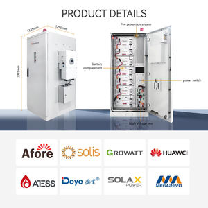 상업용 에너지 저장용 고전압 100kWh 215KWH LifePO4 에너지 저장 배터리 뱅크 HV 리튬 배터리 팩 - Product Image 4