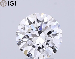 Impresionante 1,70 CT. E Color VS1 Claridad 7,70 MM Corte redondo CVD Lab Grown Diamond IGI Certificado Perfecto para diseños personalizados - Product Image 1