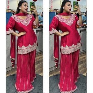 SALWAR KAMEEZ PAKISTANI INDIO BODA FIESTA VESTIDO BOLLYWOOD TRAJE SHARARA - Product Image 2