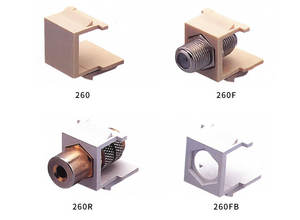 Inserto tipo F niquelado para su sistema de cine en casa - Product Image 6