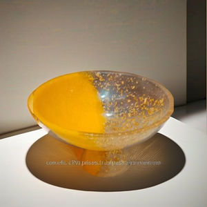 Tazón de Resina Epoxi de Alta Calidad Hecho a Mano con Base Elegante, Increíble Tazón de Resina con Base - Product Image 2