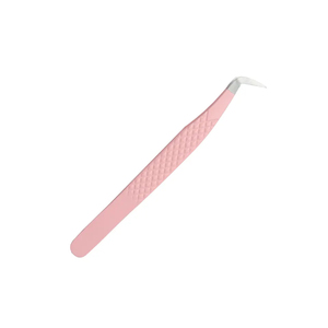 Ensemble de pinces à cils et à sourcils 5 pièces en acier inoxydable japonais, pointe courbée lisse, marque OEM, antimagnétique, durable, 10 mm - Product Image 5