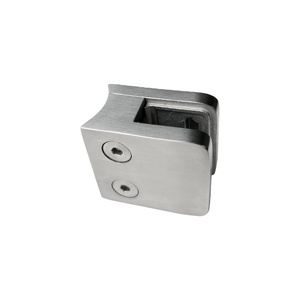 316 Stainless Steel Handrail Clamp Round Post Square Glass Clamp <b>for</b> Handrail Systems - Product Image 1