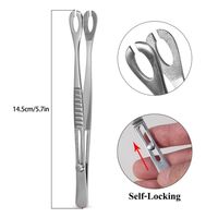 Pince de positionnement pour piercing corporel, pince hémostatique, pince de maintien nasal