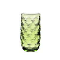 Verres à eau de camping classiques en acrylique incassable de 14 oz avec motif diamant