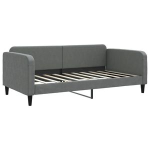 Cama de día de metal gris oscuro 100% poliéster con cama nido de madera maciza - Product Image 6