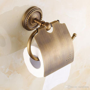 Minimalist Solid Brass Toilet <b>Paper</b> Holder Modern Bathroom Hardware <b>Tissue</b> Roll Holder for Homes bathroom use - Product Image 2