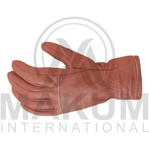 Men Customizable Breathable Leather Driving Gloves in high quality leather - Product Image 4