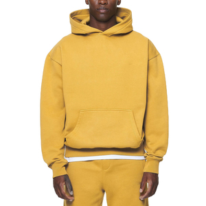 Pull à capuche en gros 2026, 500 GSM, mélange coton polyester, épais, thermique, pour l'hiver, fournisseur OEM personnalisé - Product Image 1