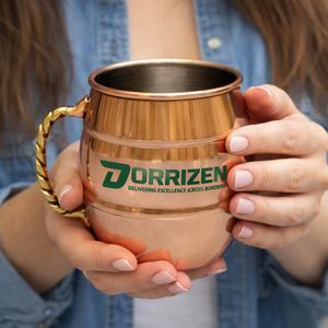 Nouvelles tasses à bière en cuivre pur écologiques réutilisables, anti-fuite, grande capacité, design personnalisable, haute qualité, sans danger pour les aliments - Product Image 3