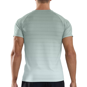 Hauts en mesh pour hommes, vêtements de sport respirants, fabricant d'articles de sport, logo personnalisé, t-shirts de fitness et d'entraînement pour la salle de sport - Product Image 4