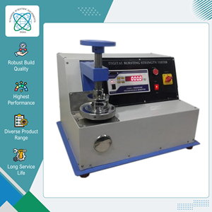 Testeur de résistance à l'éclatement de haute performance, de qualité supérieure, conforme aux normes les plus élevées, utilisé pour mesurer la résistance à l'éclatement - Product Image 2