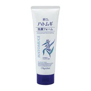 Fabriqué au Japon Pearl Barley Face Wash Foam 170g Hatomugi produits de beauté Soins de la peau Cosmétiques biologiques Meilleure vente 2023 en gros